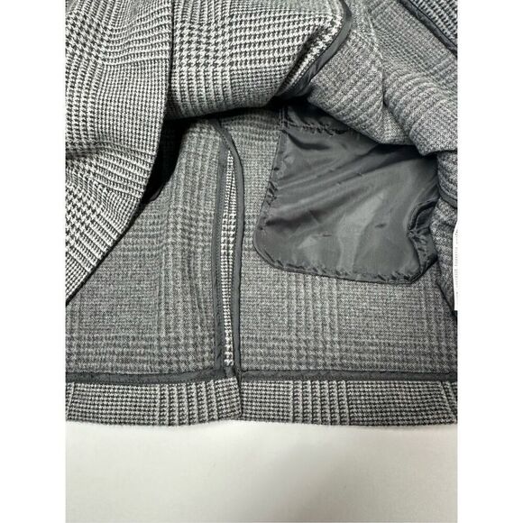 Old Navy Women’s Double-Breasted Textured Houndstooth Plaid Blazer Sz XL - Picture 11 of 15